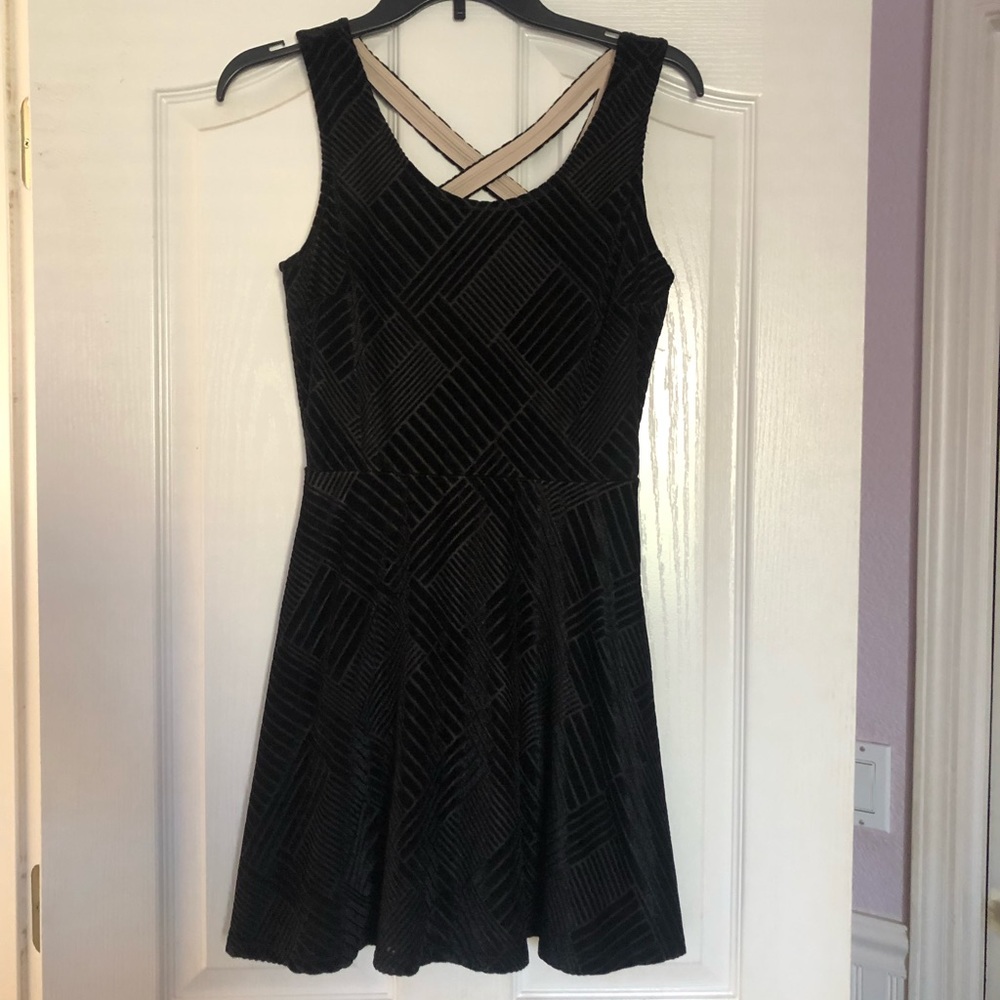 Candie’s Black Velvet Dress